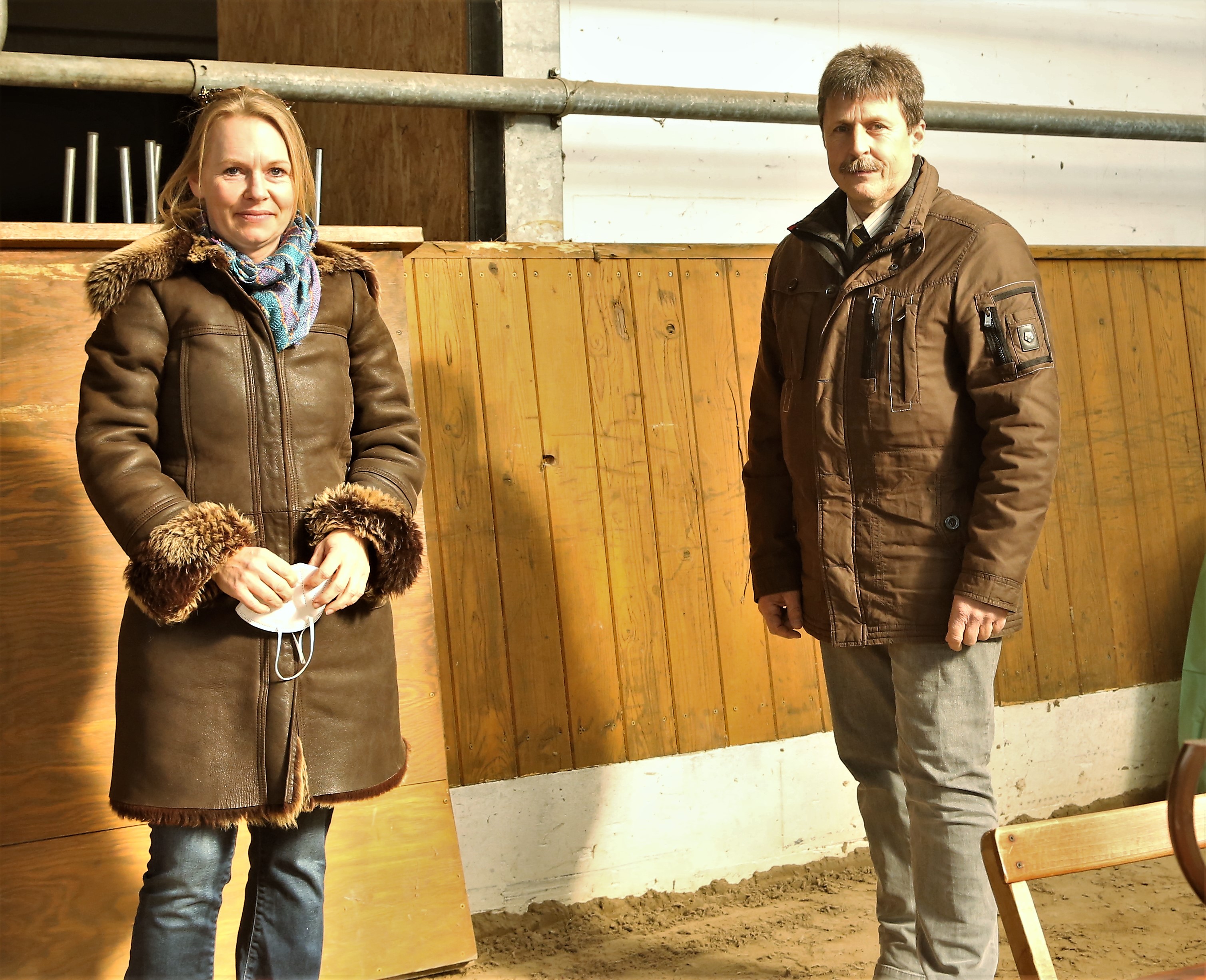 2. Vorsitzende Frau Iris Müller Klein und 1. Vorsitzende Thorsten Kipp